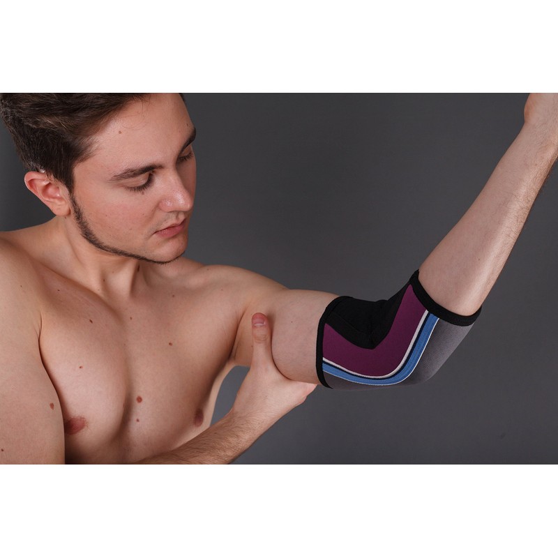 Tennis Elbow Support Golf Arm Brace Open Pore Neoprene (L)