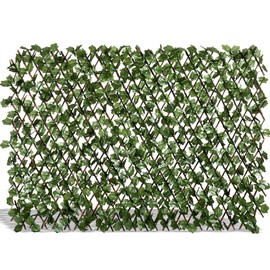 DOEWORKS Expandable Fence Privacy Screen for Balcony Patio Outdoor, 1PC Faux Ivy Fencing Panel for Backdrop Garden Backyard Home Decorations