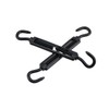 Nicerity 4 Pcs M5 Adjustable Hook and Eye Turnbuckle Black