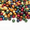 Luyoaozy 1000pcs Colorful Wooden Beads 8mm Wood Beads Loose Spacer