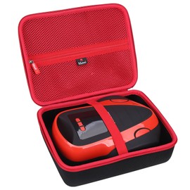 Mchoi Hard Carrying Case Suitable for TEROMAS Tire Inflator Air Compressor, Portable DC/AC Air Pump for Car Tires, Case Only (Red, New Version)