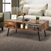 Giantex Coffee Table Mid-Century Modern TV Table W/ 1 Drawer