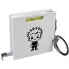 Azeeda 'Punk Rock Kid' Keyring Tape Measure/Spirit Level Tool (KM00040126)
