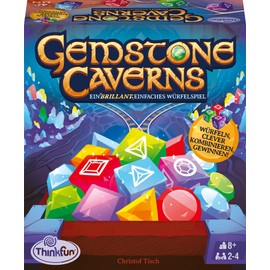 Thinkfun - 76605 - Gemstone Caverns - The Roll & Write Strategy Game