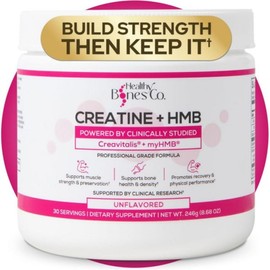 Creatine HMB Powder 5g Monohydrate with 3g HMB Creatitalis and MyHMB Formula Recovery Endurance Mobility Muscle Support Supplement for Men and Women Unflavored 30 Servings, 8.68 Ounce (Pack of 1), 246g / 크레아틴 HMB 파우더 3g HMB가 함유된 5g 모노하이드레이트 크레아티탈리스 및 마이HMB 포뮬러 회복 지구력 이동성 근육을 지원하는 남녀용 보충제 무향 30인, 8.68 Ounce (Pack of 1), 246g