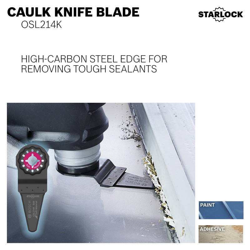 BOSCH Starlock Multi Tool Scraper, Long Oscillating Tool Blade for