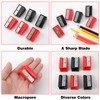 6 PCS Carpenter Pencil Sharpener, Pencil Sharpener Handheld Stainless Steel