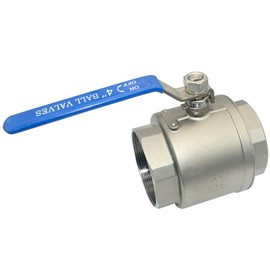 DAN SPEED 4" NPT Female 316 Stainless Steel Full Port Ball Valve Vinyl Handle WOG1000