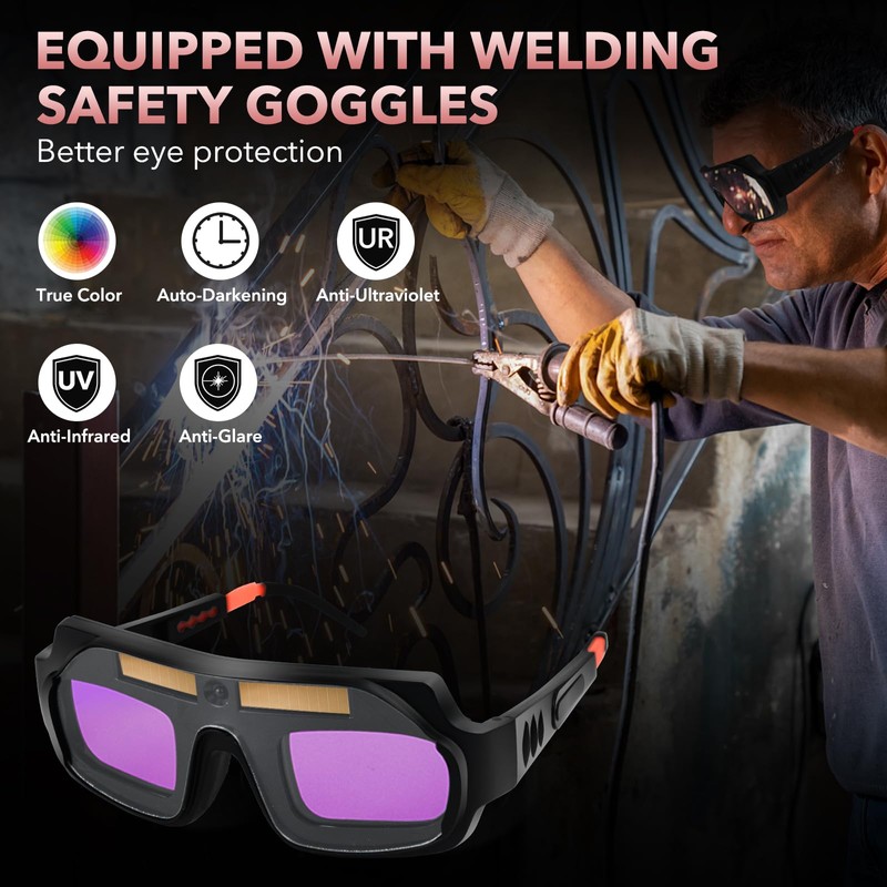 YesRight Mini Stick Welder, 200A Portable Welding Machine with 20PCS