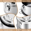 6 Pcs Stainless Steel Bento Box Bulk, 6 Sizes