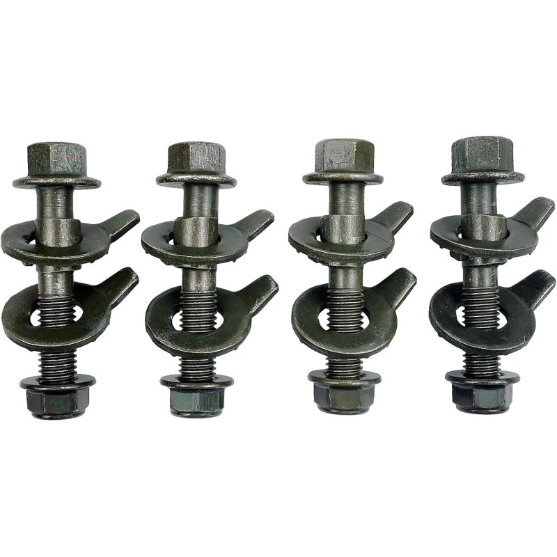 Slaction 4PCS 14mm Adjustable Camber Bolt Kit Front Wheel Alignment