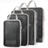 Compression Packing Cubes with Mesh,4 Pcs Travel Packing Cubes Set,Lumobrilla