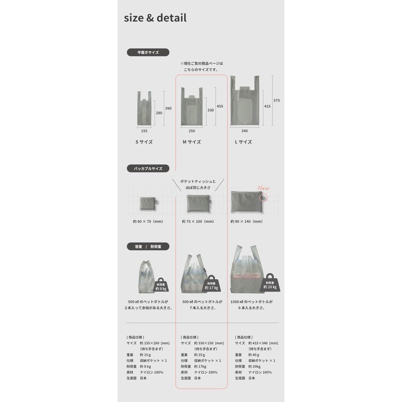 asoboze [ aso ] Regile 2 Eco Bag, Foldable, Water-Resistant,
