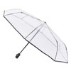 VALICLUD Folding Umbrella Automatic Transparent Umbrella Automatic Open Folding Umbrella
