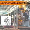 50pcs Aluminum Welding Rods Aluminum Brazing Rods Solution Welding Flux-Cored