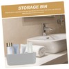 ULTECHNOVO 6pcs Small Storage Bins for Kitchen Bathroom Home Organization