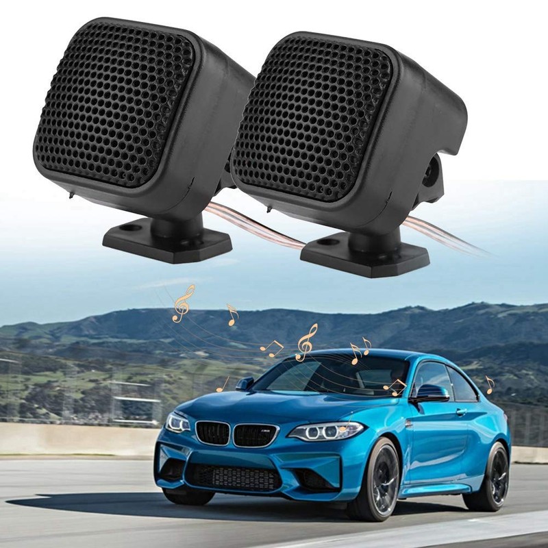 Aramox Audio Tweeter, 2 Pack, Car, Black, 500 Watt, 12