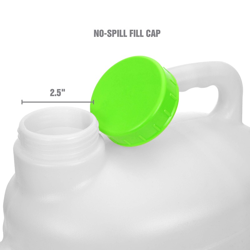 OEMTOOLS 87018 10-Liter Oil Jug With Spout, Automotive Fluid Container,