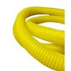 PE Yellow Corrugated Pipe Flexi Pipe Split 23mm - 2m