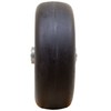 Marathon 9x3.50-4" Flat Free Lawnmower Tire on Wheel, 4" Centered