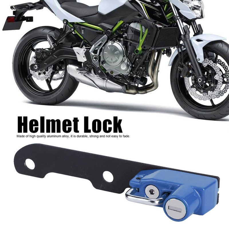 Motorcycle Modification Aluminum Alloy Helmet Lock Mount Hook Fit for