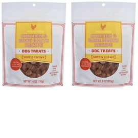 Generic Trader Joe's Chicken & Bone Broth Dog Training Treats, Soft & Chewy 6oz/170g (Pack of 2)
