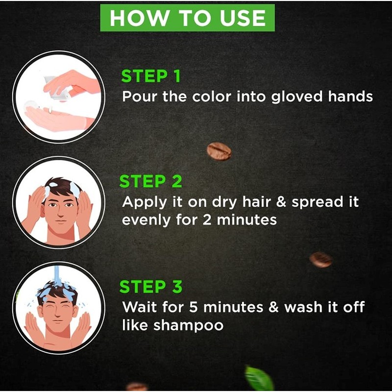 Garnier Men Shampoo Hair Color 30ml 2 Variant Natural Black