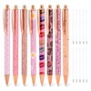 WY WENYUAN 8 Pcs Pink Sparkly Pens for Women -