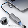 USB to Ethernet Adapter Type C RJ45 1000Mbps Aluminium Alloy