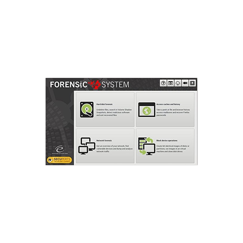 SecuPerts Forensic System - Analysis Tool for Computer and Network