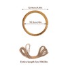 Snake Enrichment Rings for Ball Python, Plastic Imitation Wood Playground