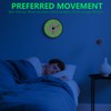 Mabpedo Glow in The Dark Wall Clock, 8" Silent Non-Ticking