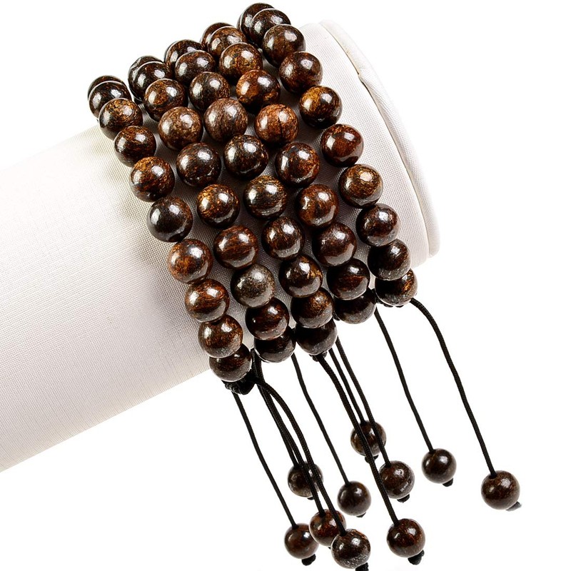 MASSIVE BEADS Natural Healing Power Gemstone Crystal Beads Unisex Adjustable