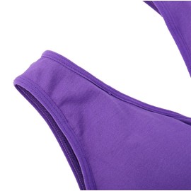 ohlyah Women s Seamless Wire-Free Bra with Removable Pads 3 Pack blue Pink Light Purple XXL 36DD 38D 40B 40C 42B