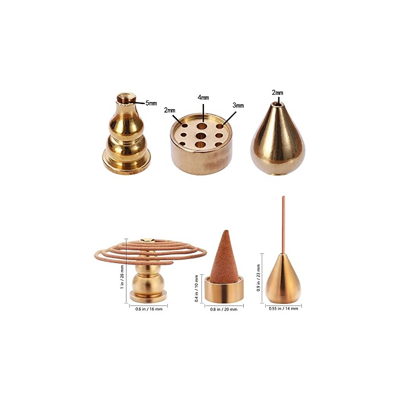 Miupoo Incense Burner Metal Holder,Cone Incense Holder,Coil Incenses Holders,Incenses Stick