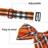 AUSUAYA Men's Plaid Bow Tie, Adjustable Boys Formal Bow Tie
