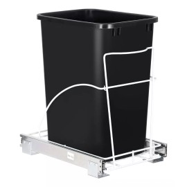 ghgfh Rieles Cocina Contenedor Bote Basura Extraíble Gabinete