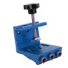 Pocket Hole Drill Guide Aluminum Alloy Household Woodworking Hole Punch