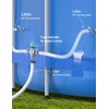 POOLHACKER Dual Split Hose Plunger Valve, Above Ground Pool Parts,