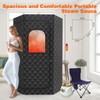 Portable Sauna Box with 3L Steamer, 9 Heat Levels, Folding