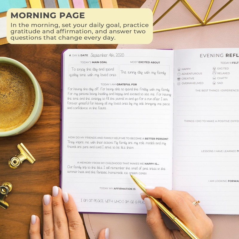 Clever Fox Gratitude Journal – Happiness, Positivity & Affirmation Daily