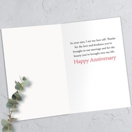 HEJOYN Anniversary Card to Husband, Happy Wedding Anniversary Card & Gifts for Husband from Wife
