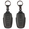 Unbranded 5-Buttons Remote Key Fob Leather Case Cover Holder For