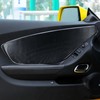 Fancemot Real Carbon Fiber Door Panel Scratch Protector Decoration Trim