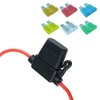 In-Line Standard Blade Fuse Holder with 6 Fuses 12V 30A