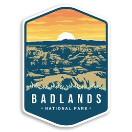 Badlands National Park Sticker Decal Notebook Car Laptop 4"x5.5" (Color)