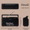 G Keni Portable Cassette Player Boombox AM/FM Radio Stereo, Casette
