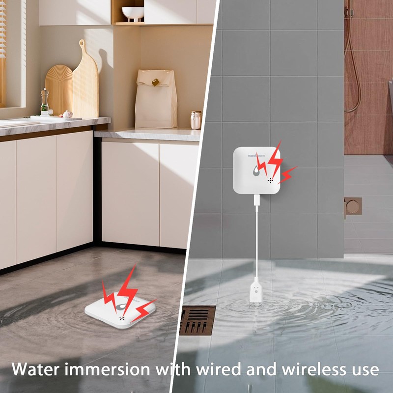 Water Leak & Level Detector 2-in-1 (3 Pack) - 90dB