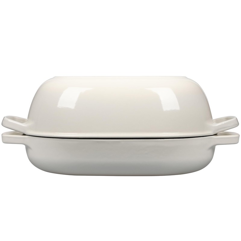 EDGING CASTING Enameled Cast Iron Dutch Oven Pot with Lid,