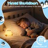 Okayera Penguin Night Light, Pudgy Penguins Squishy Nightlight for Kids,